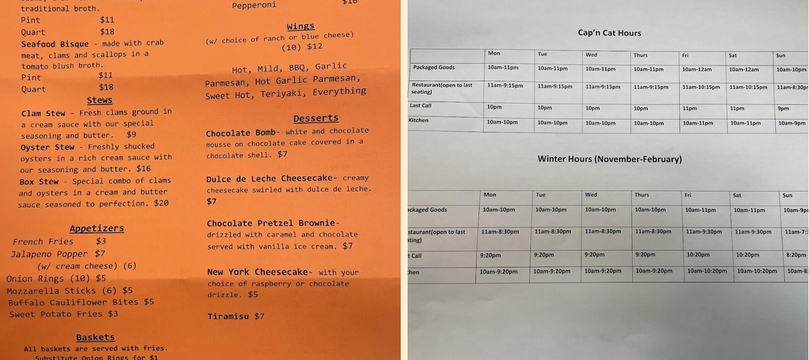 Cap'n Cat Clam Bar